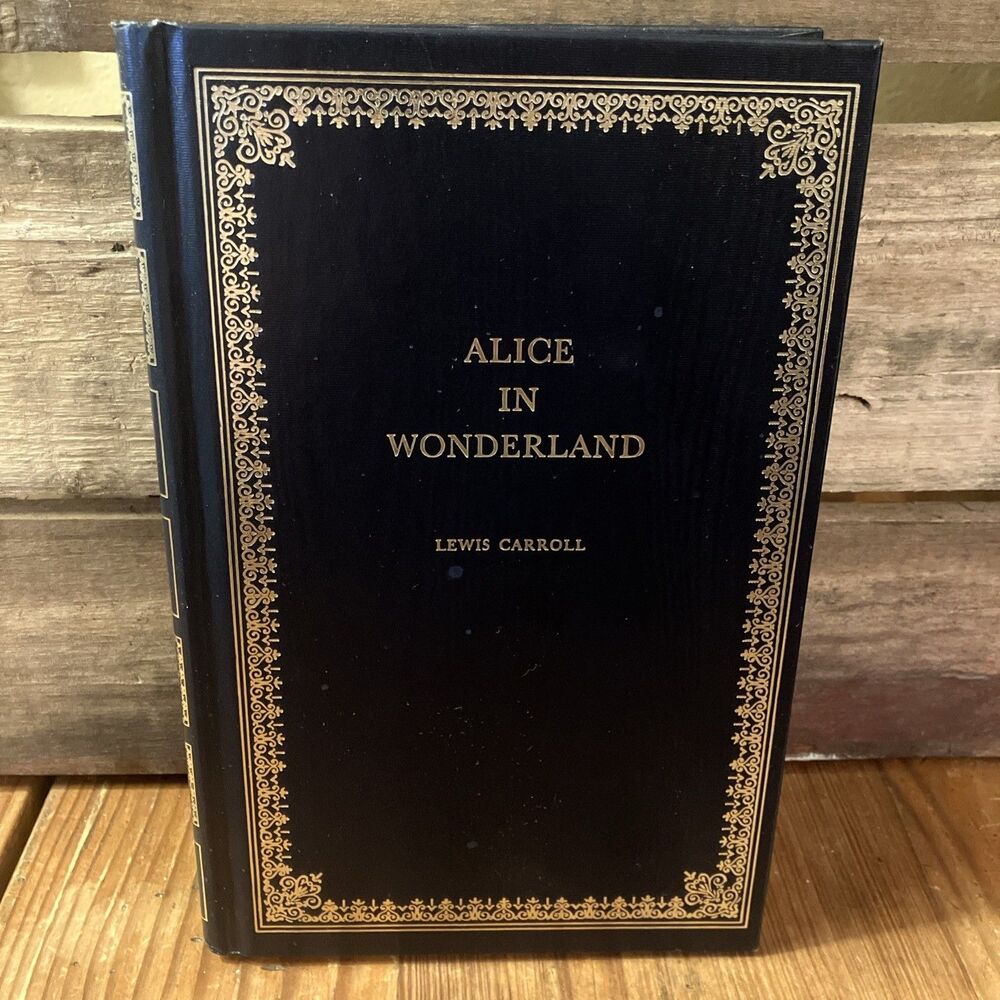 Alice in Wonderland Lewis Carroll Peebles Classic Illustrated Leatherette